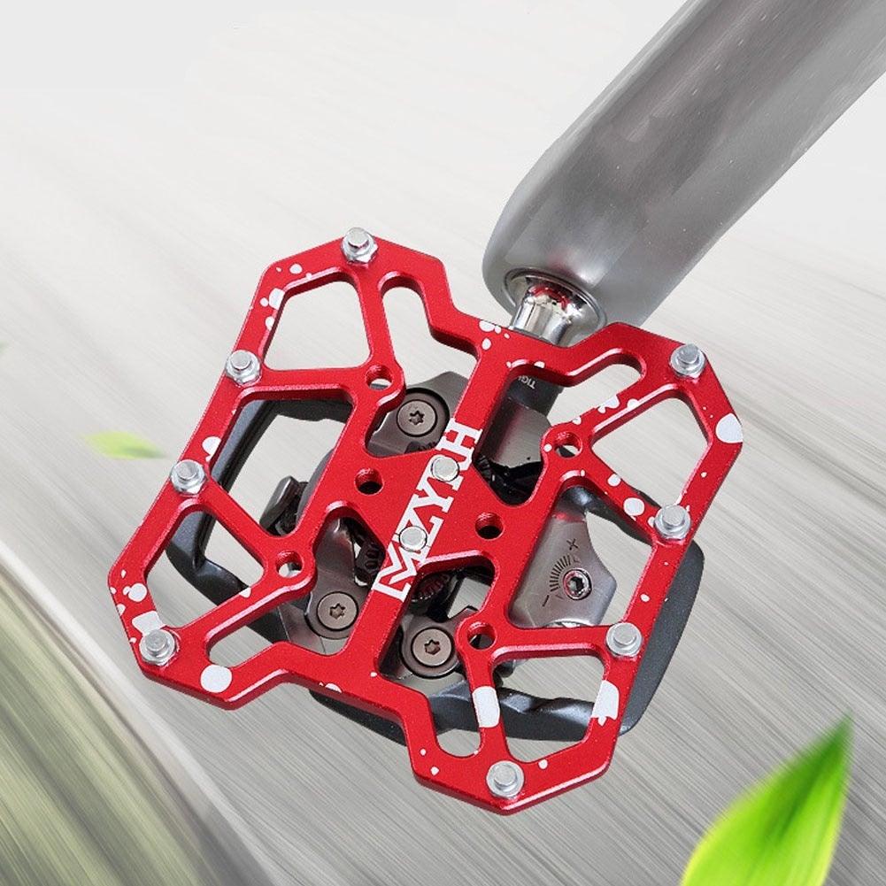 1 Pair Aluminum Alloy Bicycle Clipless Pedal Platform Adapters For Bike Pedals Mountain Road Bike Accessories Universal Clipless Alloy Platform Adapters Cleats Pedal