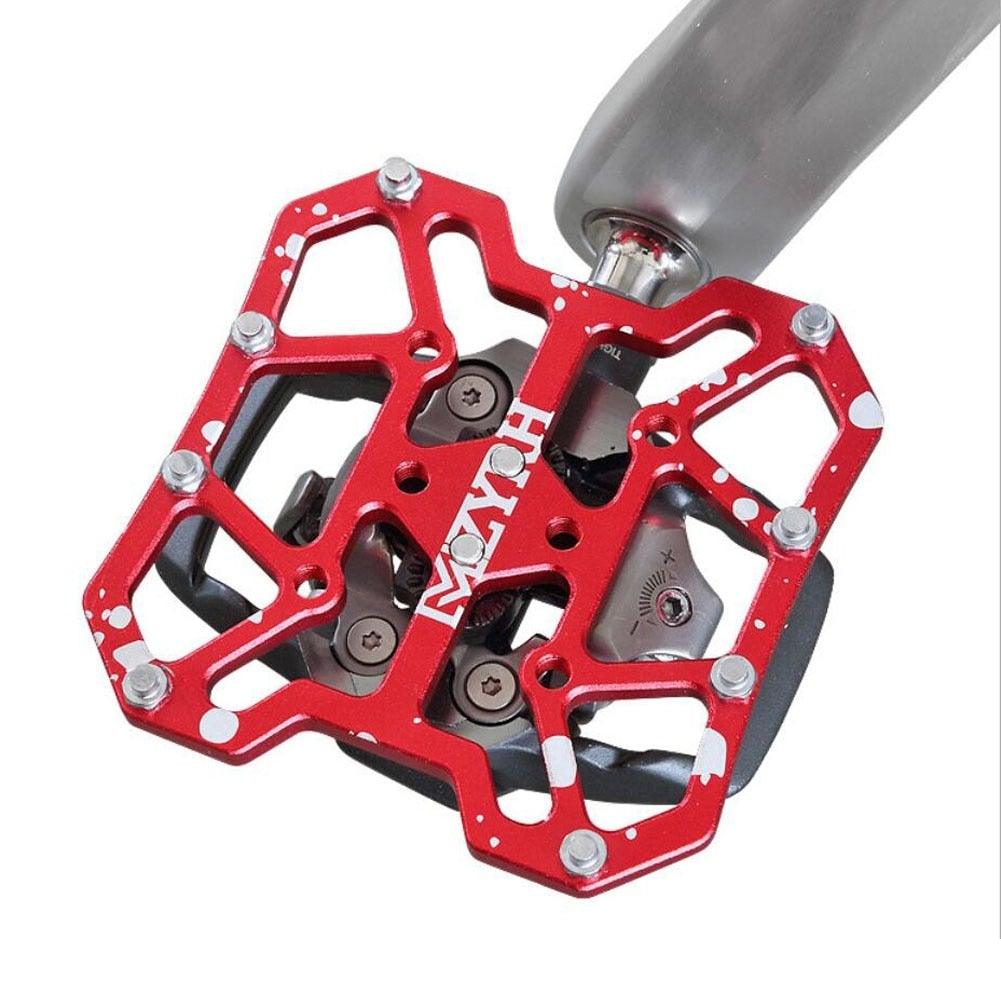 1 Pair Aluminum Alloy Bicycle Clipless Pedal Platform Adapters For Bike Pedals Mountain Road Bike Accessories Universal Clipless Alloy Platform Adapters Cleats Pedal