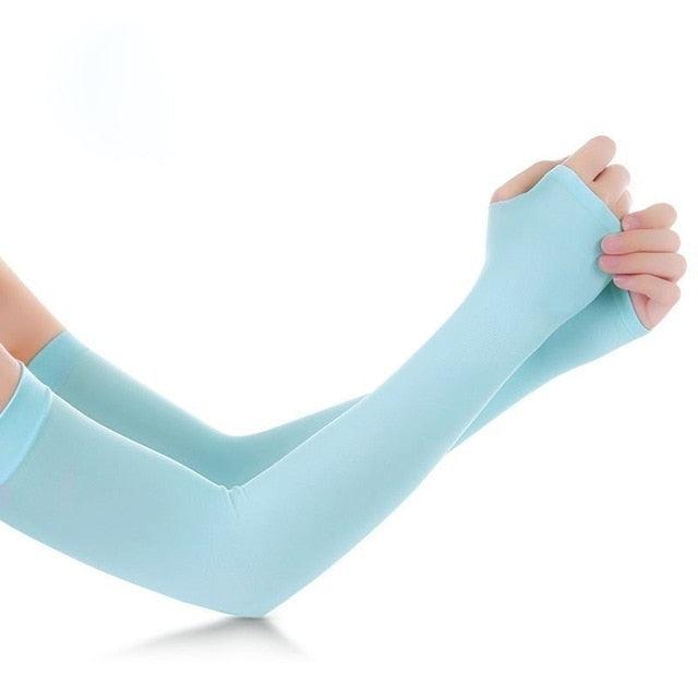 1 Pairs Arm Sleeves Warmers Sports Sleeve Sun UV Protection Hand Cover Cooling Warmer Running Fishing Cycling Sunscreen Sun Protection Arm Sleeves For Men Women Arm Cover For Cycling Outdoor Sports