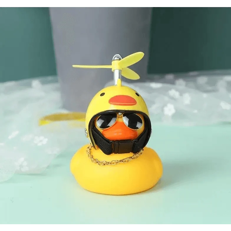 1 PC Small Yellow Duck For Car Perfect Man Gift For Car Auto Interior Decoration Unique Cool Design