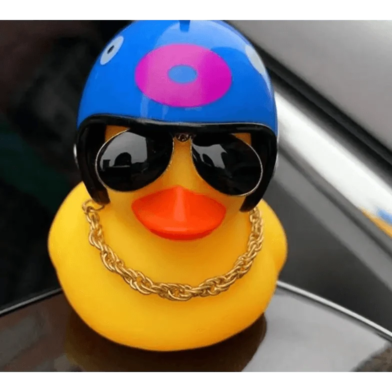 1 PC Small Yellow Duck For Car Perfect Man Gift For Car Auto Interior Decoration Unique Cool Design