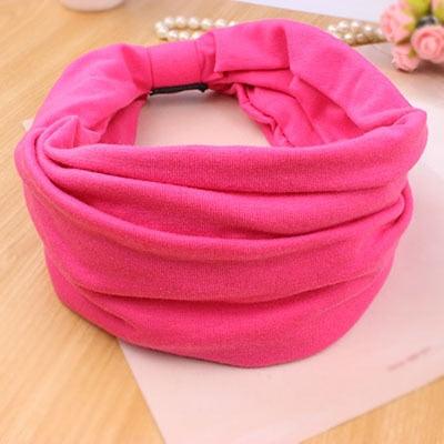 1 PCS Bohemia Wide Cotton Stretch Women Headbands Headpiece Turban Headwear Bandage Hair Bands Bandana Fascinator Gorgeous Hair Accessories For Women