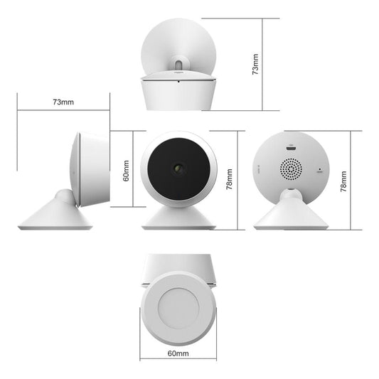 1080P IP Wifi Camera Indoor Surveillance Camera Baby Monitor Mini Cam Home Security Webcam Motion Detection with Night Vision AIl Human Detection Activity Zone