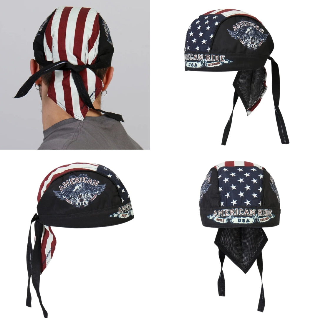 Motorcycle Helmet Balaclava - Retro Summer Motorbike Head Wrap