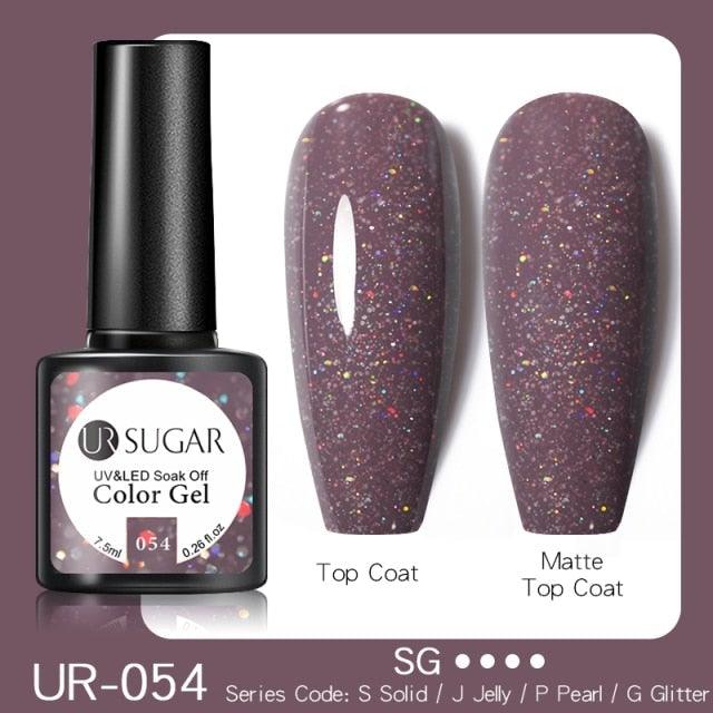 2022 New Reflective Glitter Nail Gel 8ml Permanent UV/LED Glossy Effect Popular Diamond Nail Gel Design For Womens