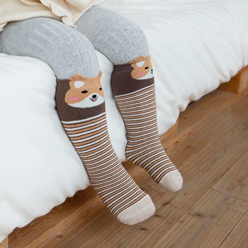 Unisex 3 Pairs Cotton Christmas Baby Socks For Children Boys And Girls Warm Soft Baby Sock