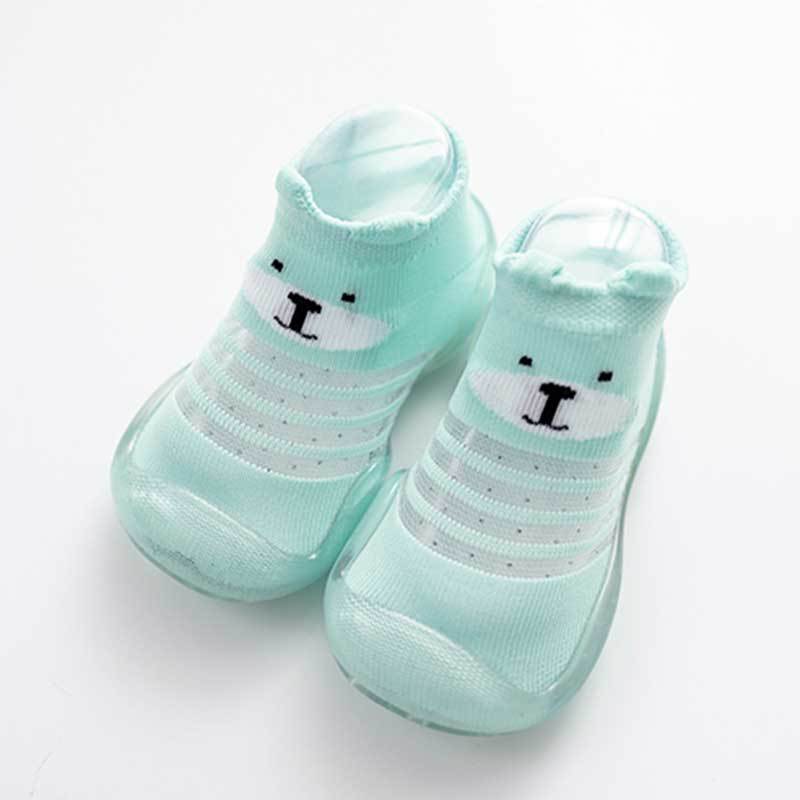 Children Anti-slip Shoes Newborn Baby Girl Cotton Non-slip Floor Socks Baby Boy Rubber Cartoon Indoor Socks Infant Shoes