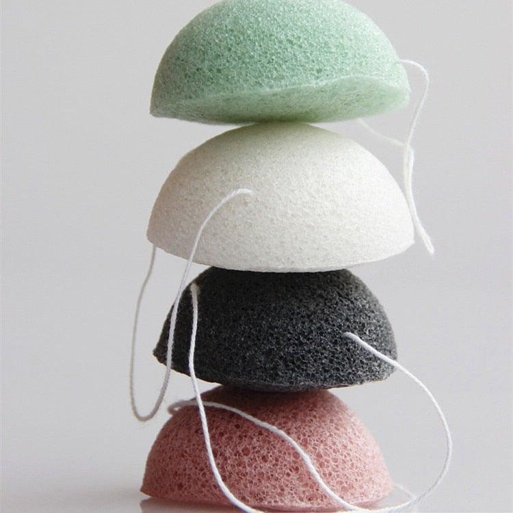 4pcs Cleanse Sponge Natural Wash Cleaning Sponge Puff Face Organic Natural Facial Sponge For Womens Mens