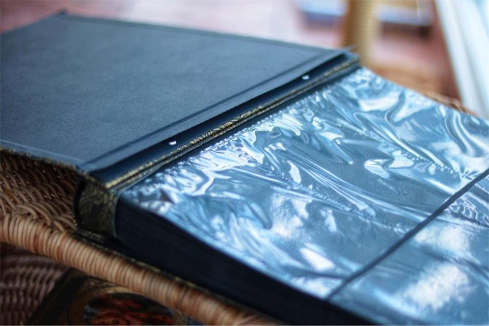 600 Pockets 6 Inch Interleaf Type Big High Capacity Photo Album PU Leather Photo Albums Handmade DIY Commemorative Family Flower Memo Scrapbook Paper Baby Family Scrapbook Albums