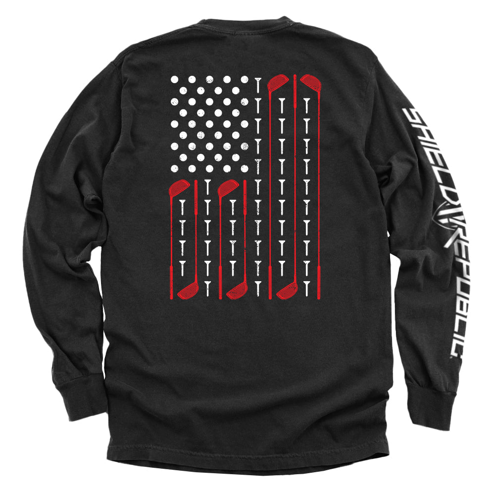 Golf American Flag