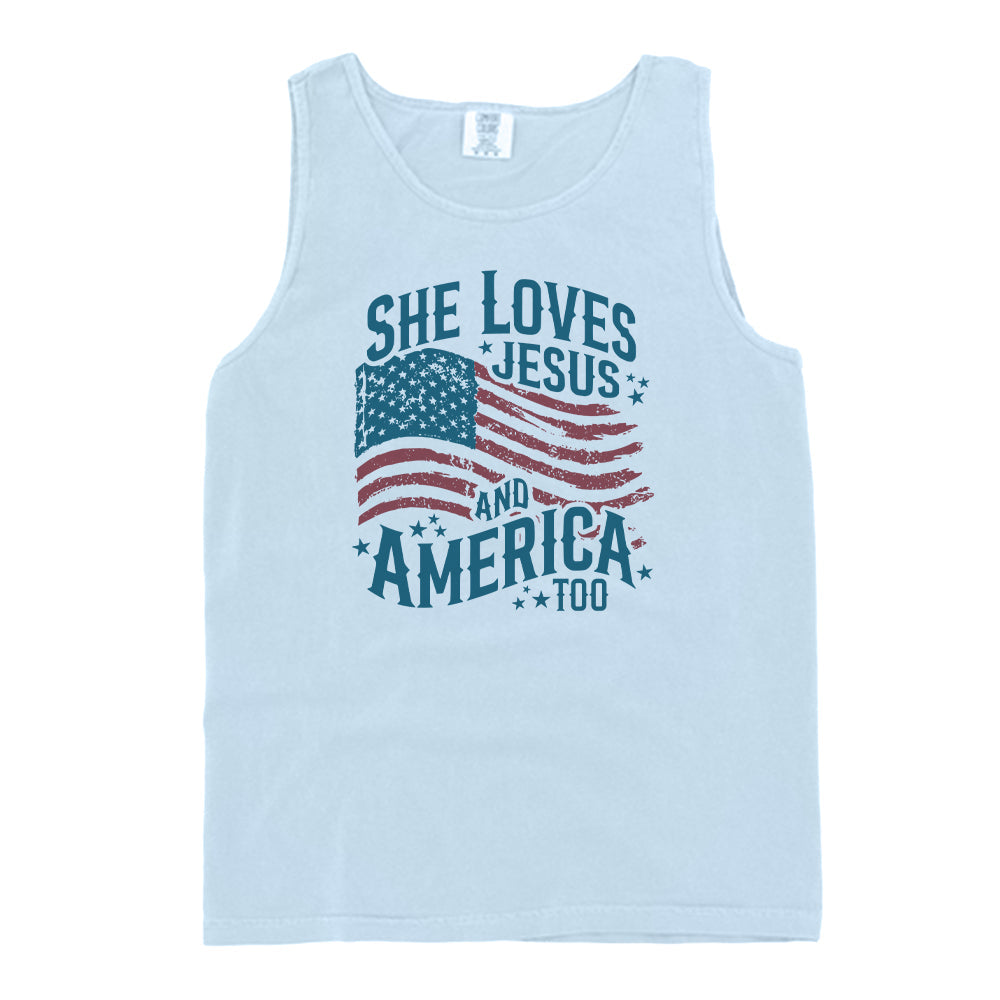 She Loves Jesus And America Too (Front)