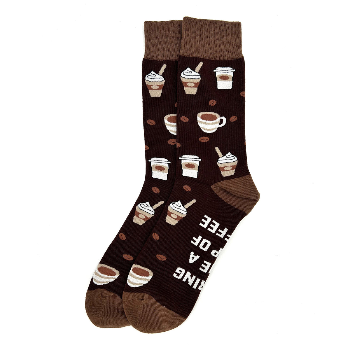 Bring Me A Cup Of Coffee Novelty Socks