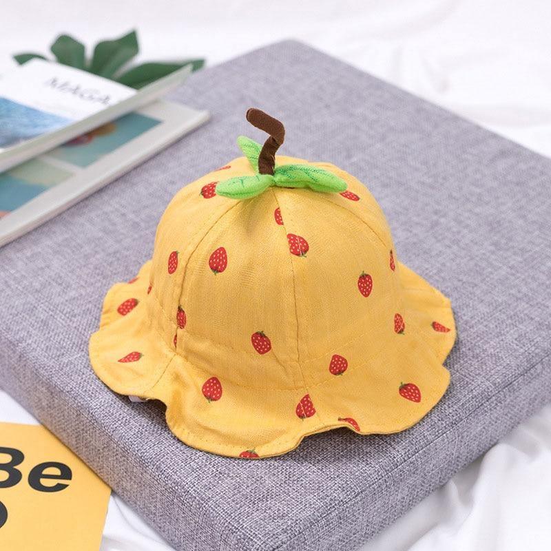 Baby Sun Hat Heart Print Baby Boy/Girl Hat Outdoor Kids Bucket Hat Children Hat Baby Beach Caps Beanie For Girls