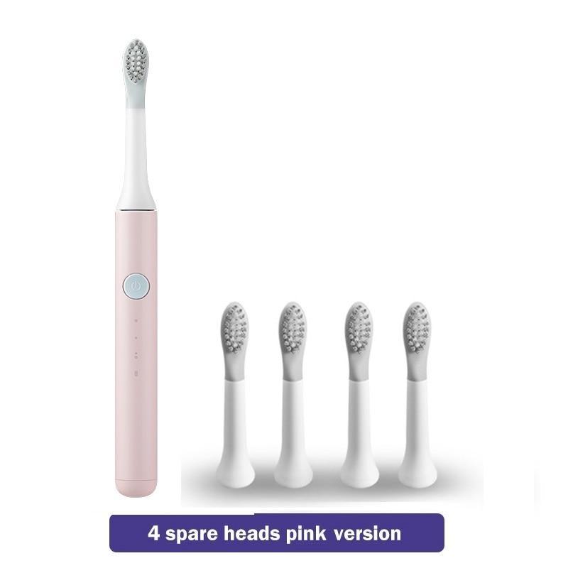 Sonic Toothbrush Electric Powerful Optional Modes Cleaning Travel Toothbrushes With Brush Heads for Adults Random Color Perfect Teethbrush