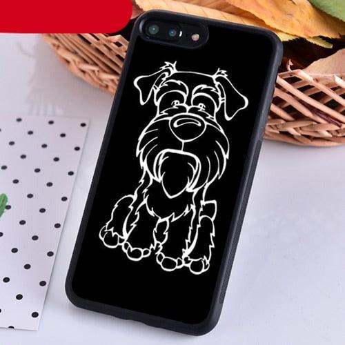Dog Phone Case Cover For Iphone 14 X Xr Xs 11 12 13 Pro Max 5 6 6s 7 8 Plus S21 S22 Ultra Ultra Thin Soft Silicone Case, Anti-scratch