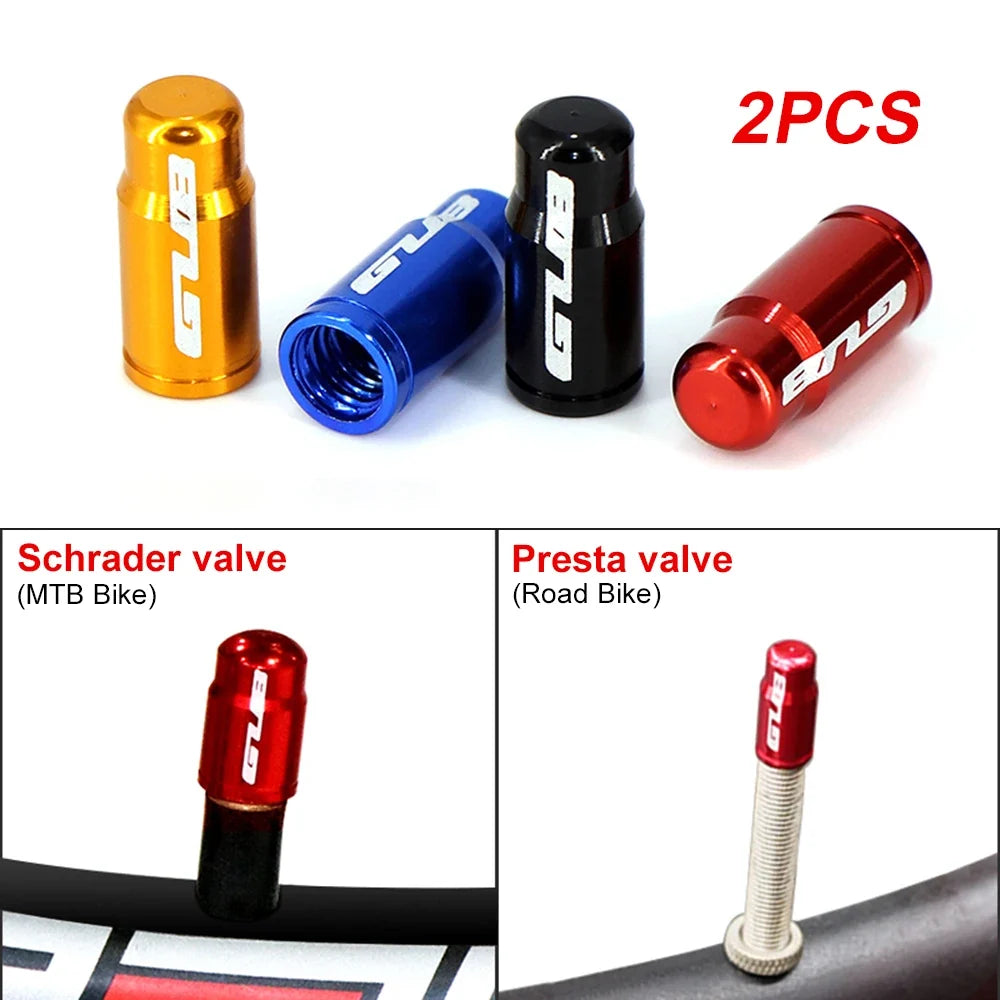 Aluminum Valve Stem Caps (Bike/Motorcycle/Car)