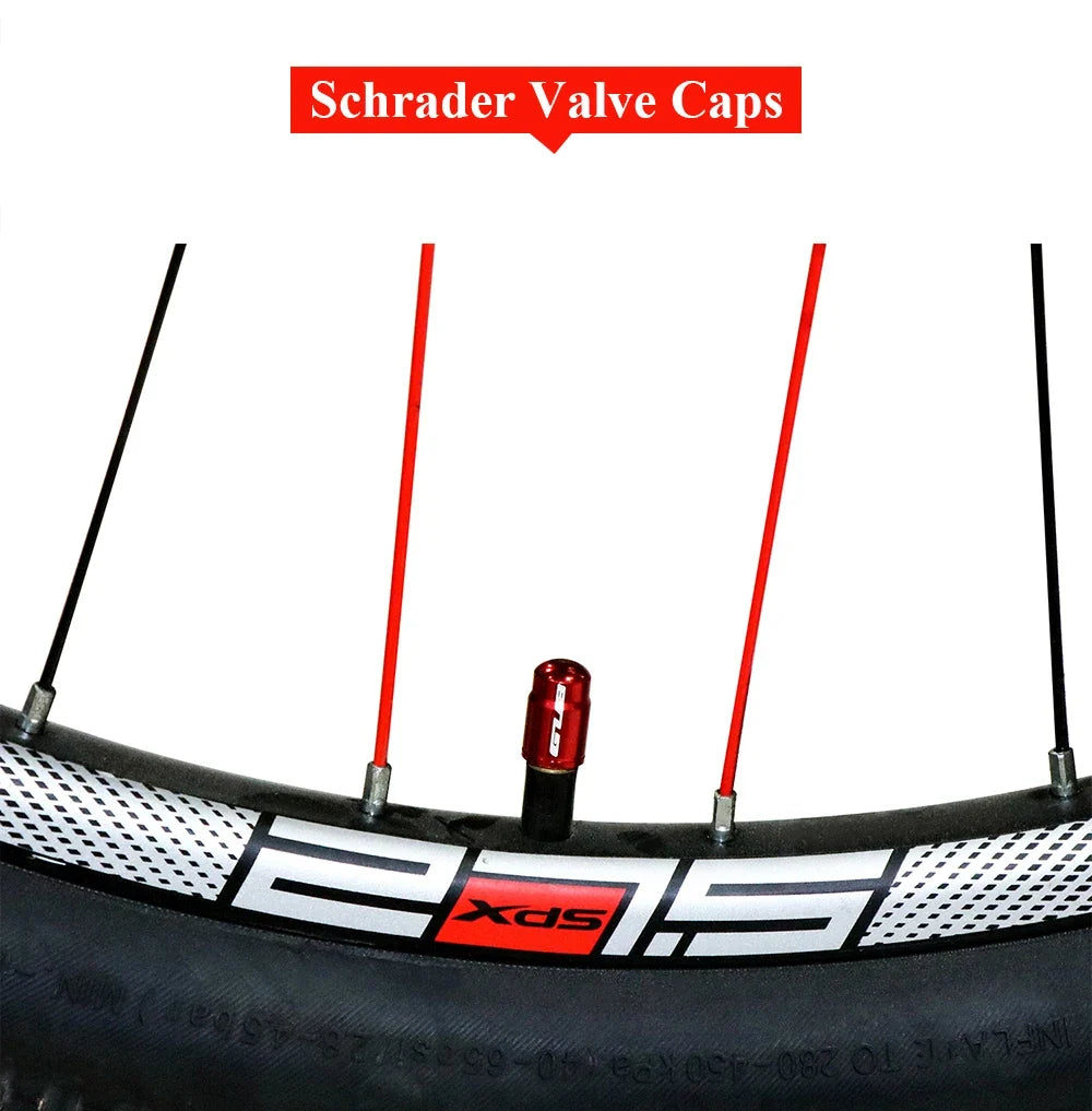 Aluminum Valve Stem Caps (Bike/Motorcycle/Car)