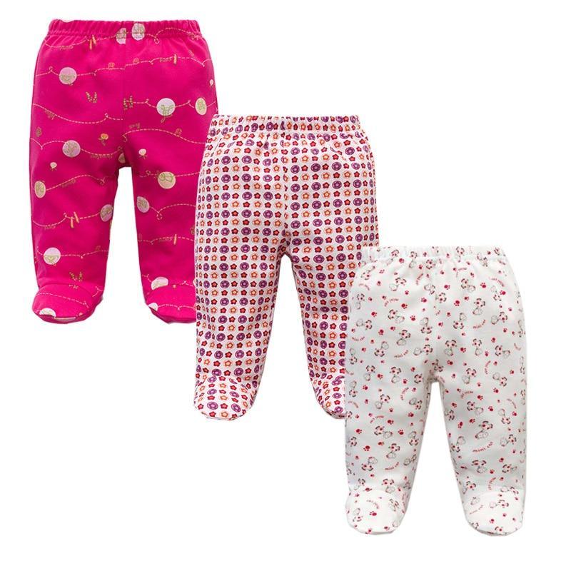 3PCS Baby Pants 100% Cotton Baby Girls and Boys Clothes Unisex Casual Bottom PP Pants Newborn Baby Clothing For Children