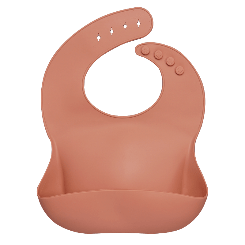 Silicon Breastplate Baby Bib Waterproof Solid Infant Bandana Bibs Newborn Feeding Burp Cloth Bib For Kids