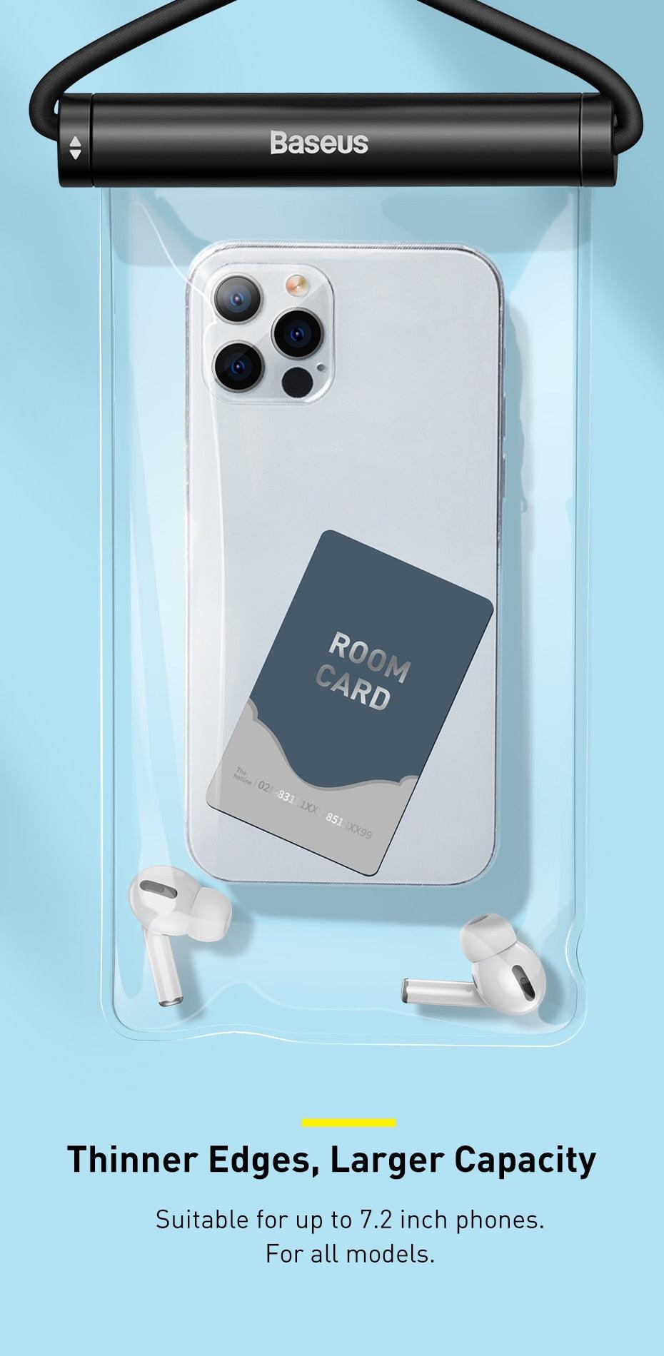 Waterproof Phone Case for iPhone 13 12 Pro Max Swim Water Proof Phone Bag Universal Protection Cover Waterproof Mobile Phone Case Underwater Mobile Phone Case