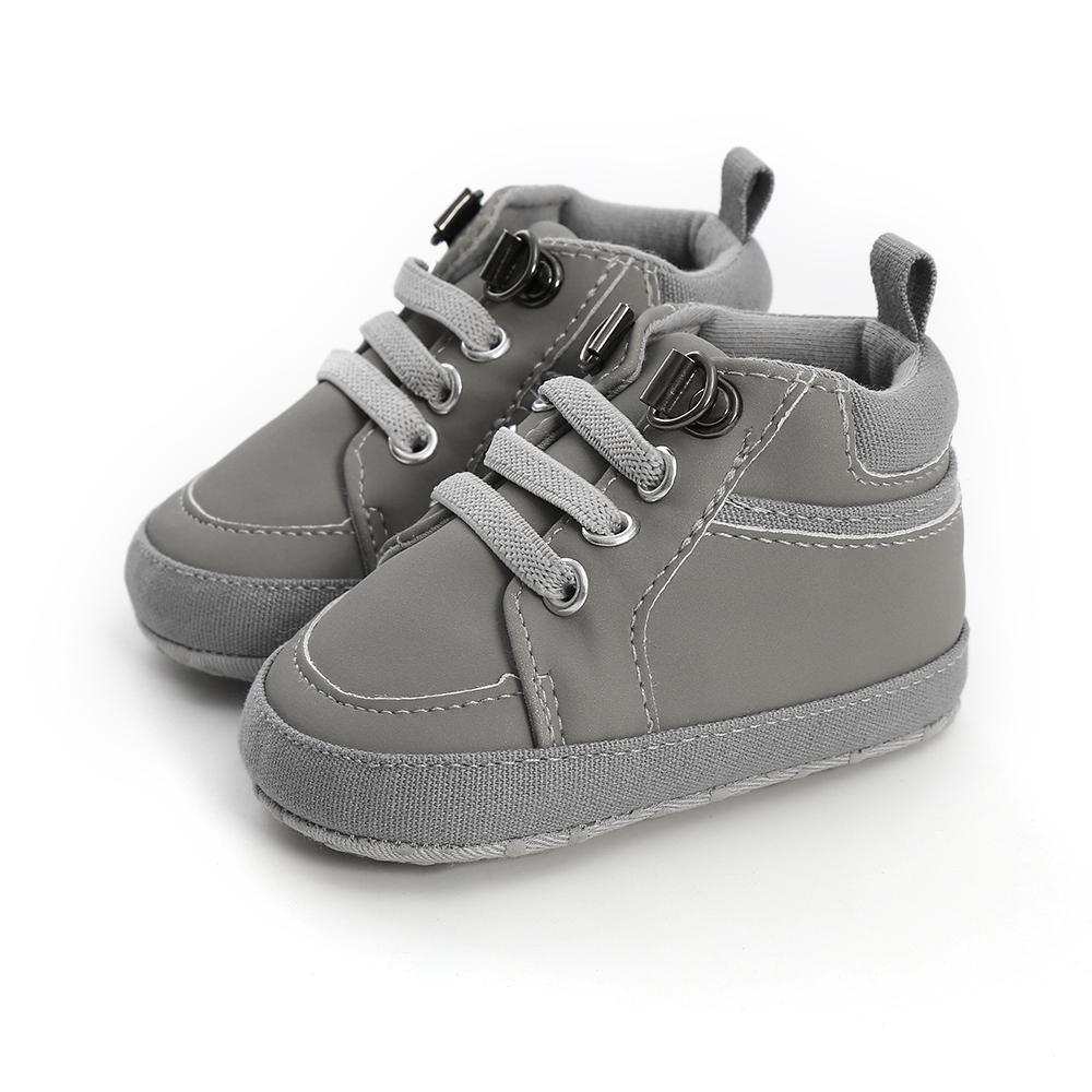Warm Infant Baby First Walkers Soft Sole Newborn Leather High Top Non-slip Shoes Sneaker Baby Shoes