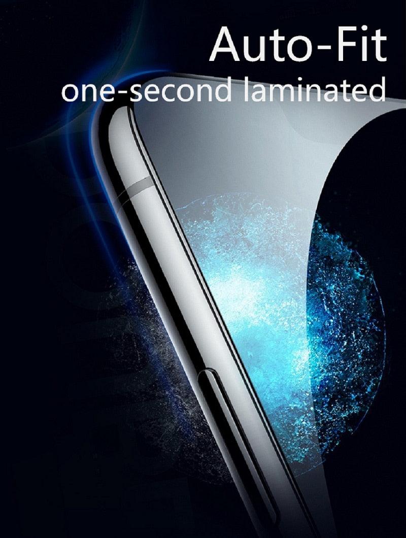 Edge to Edge Coverage Screen Protector for iPhone 14 Pro Max 12 13 Dust Free Phone Screen Protector Glass With Install Proof Without Bubbles