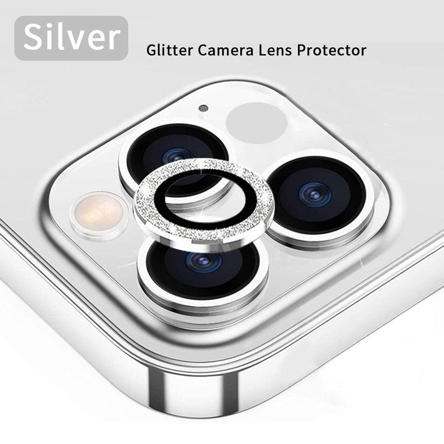 3/1Pcs Luxury Camera Lens Protector For iPhone13 12 11 Pro Max Camera Protective For iPhone 12 13 Mini Back Lens Glass Camera Cover Circle Tempered Glass Protector