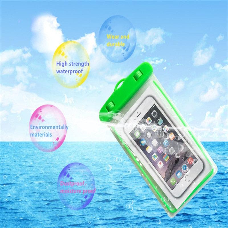 Waterproof Phone Case Universal Mobile Cover case For iPhone 13 Pro Max Phone Bag Underwater Case Phone Plastic Waterproof Underwater Pouch for Mobile Phone Case & Strap
