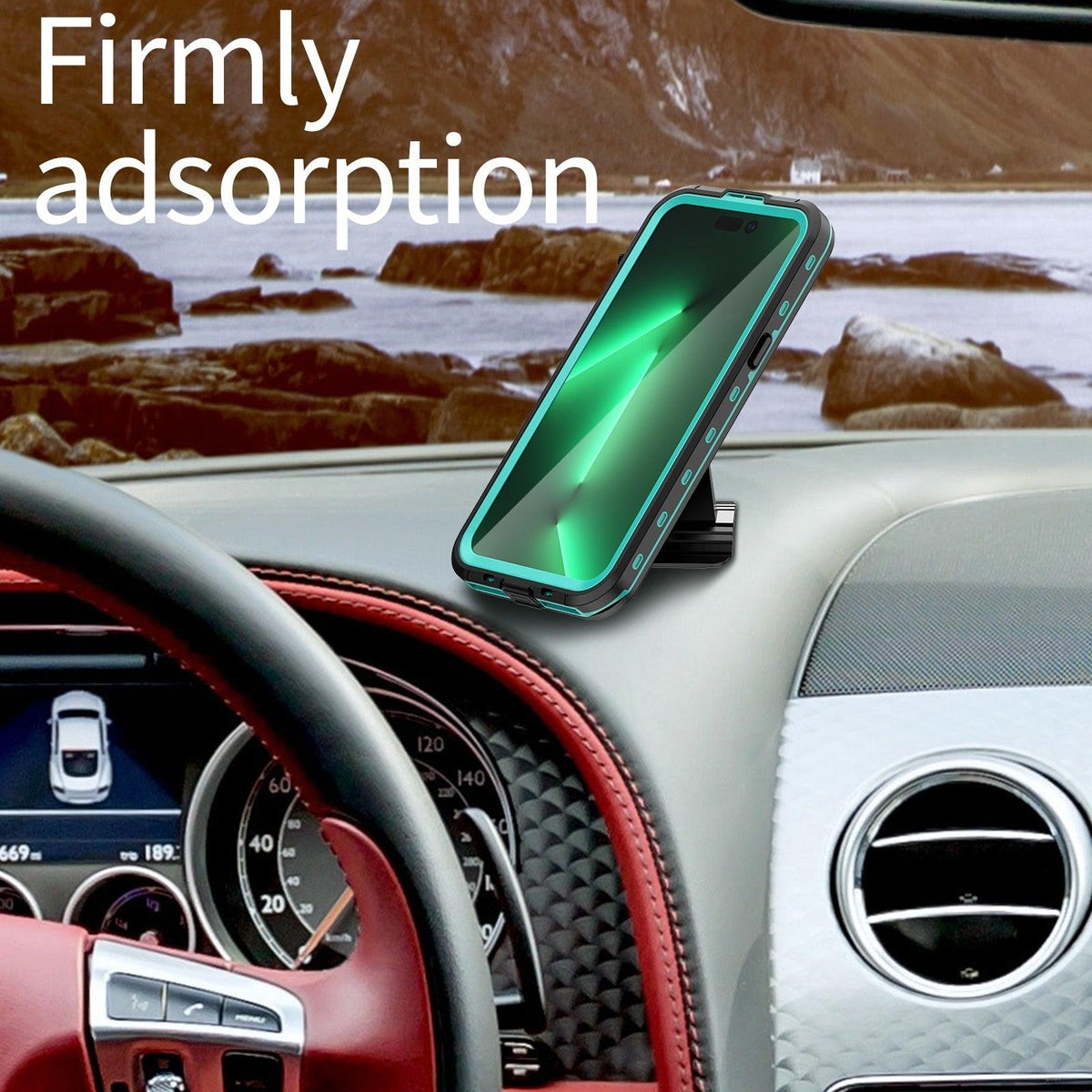 Waterproof Case For iPhone 14 Pro Max 14 Pro iPhone 13 Pro Max Protector Full Body Protective Dustproof Magnetic Phone Case Waterproof 360 Degree All-Round Protection with Built-in Screen Protector Outdoor Transparent Shockproof Case