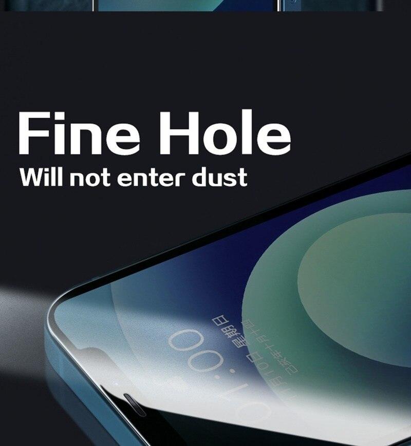 4PCS Full Cover Protective Glass For iPhone 13 12 11 Pro Max Screen Protector For iPhone 6 7 8 Plus X XR Xs SE 2020 Mini Glass Full Glue Big Curved Edge Flexible Tempered Glass for iPhone