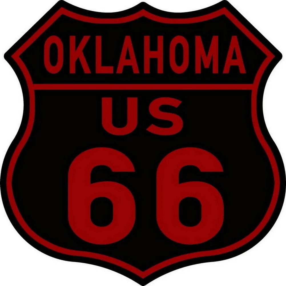 Route 66 American Dreams Shield Metal Tin Signs Posters