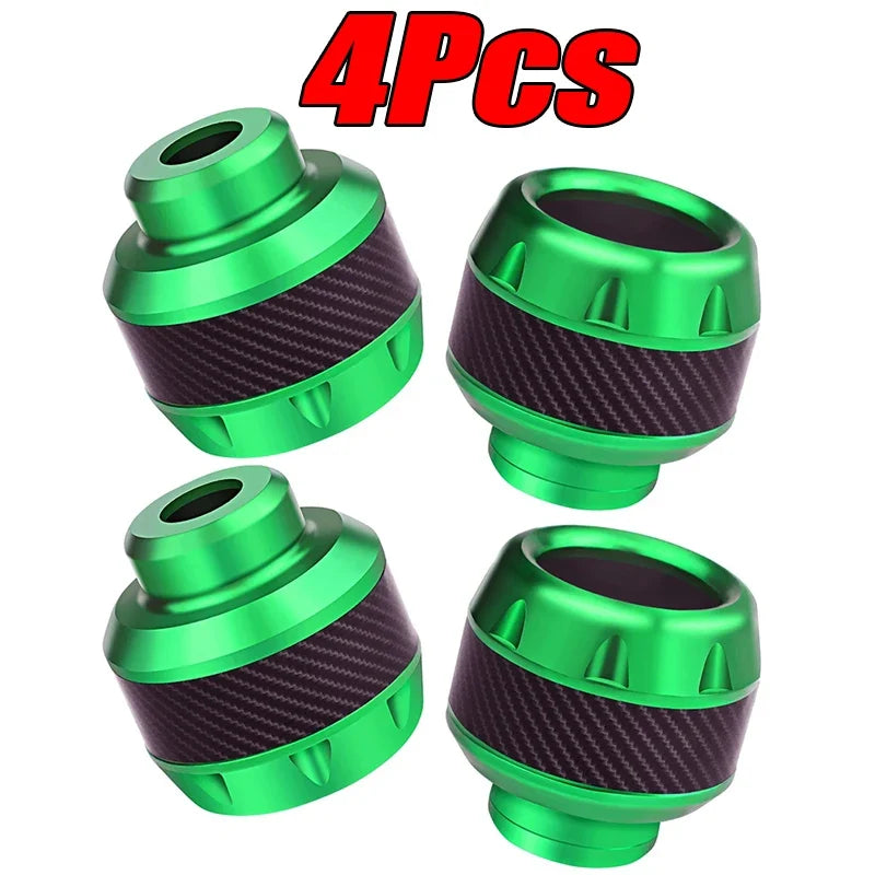 4PCS Motorcycle Crash Protectors Front Fork Slider Cups