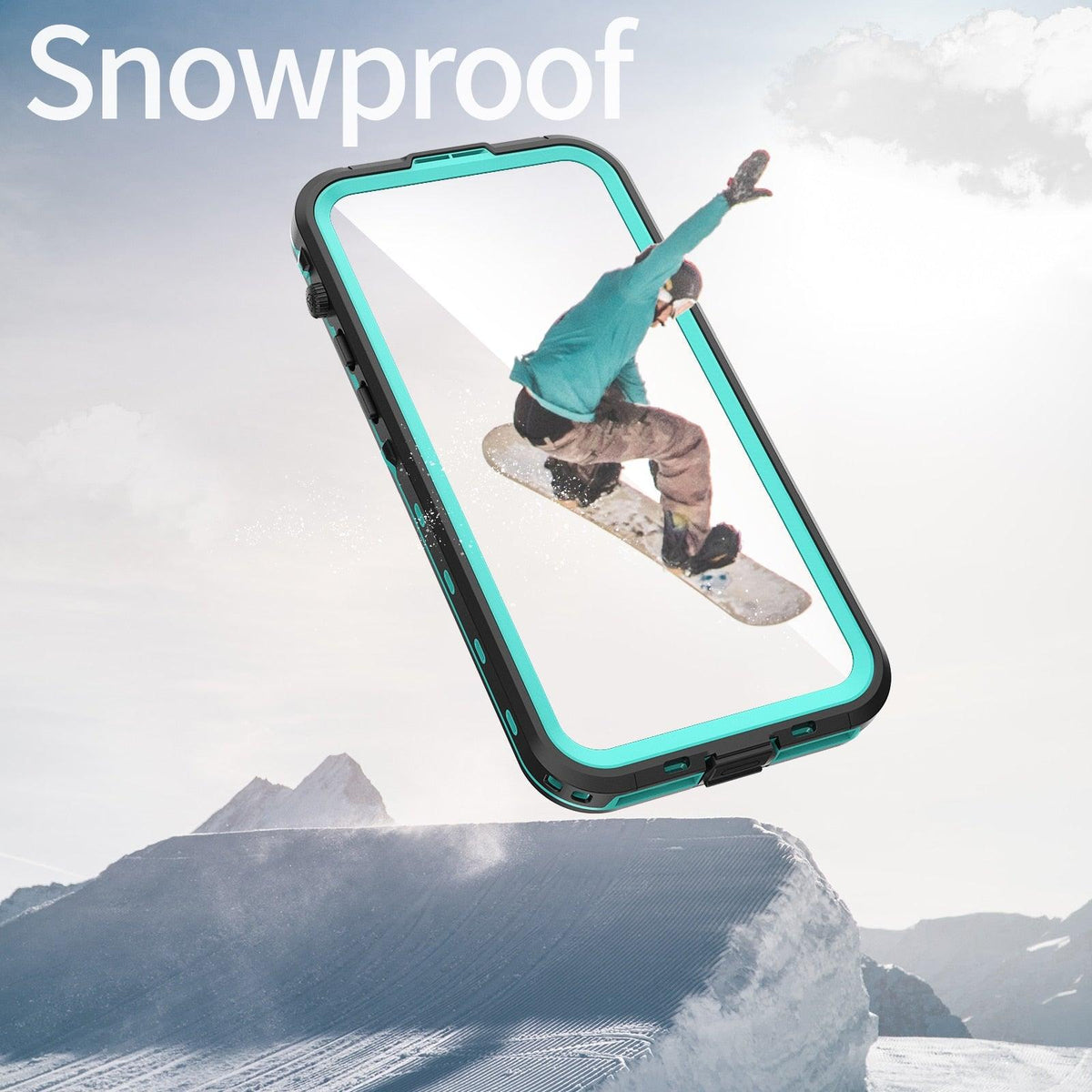 Waterproof Case For iPhone 14 Pro Max 14 Pro iPhone 13 Pro Max Protector Full Body Protective Dustproof Magnetic Phone Case Waterproof 360 Degree All-Round Protection with Built-in Screen Protector Outdoor Transparent Shockproof Case