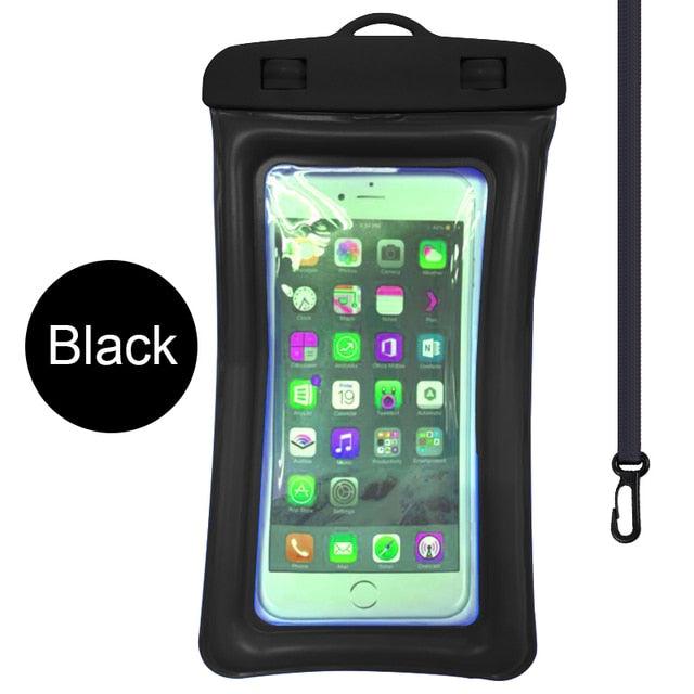 Universal Waterproof Phone Case Swim Bag For iPhone 11 13 Pro Max Water Sports Beach Pool Cover Universal Waterproof Phone Case Waterproof Phone Pouch for iPhone