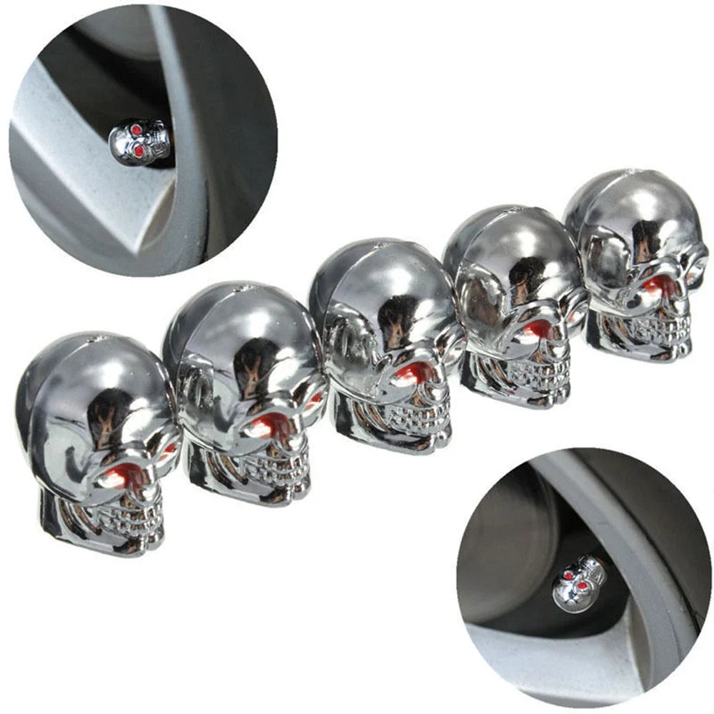 ABS Skull Valve Stem Caps