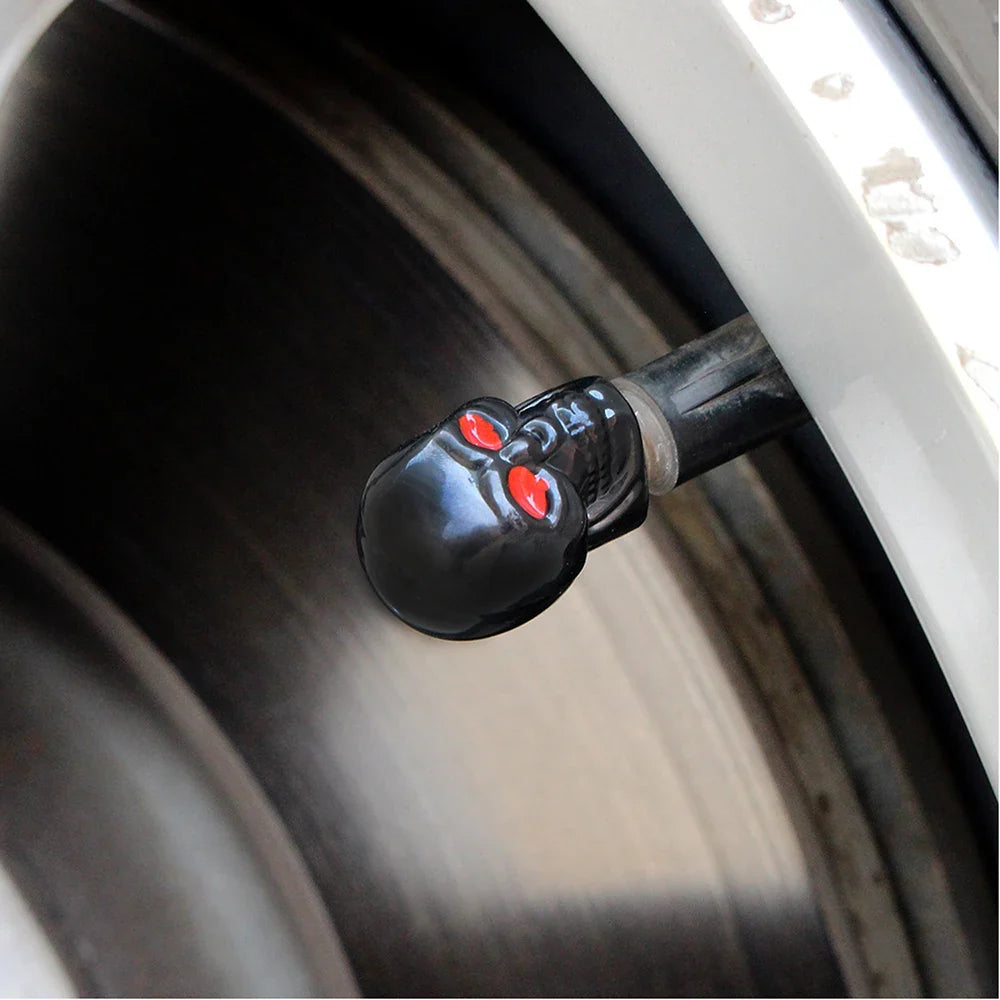 ABS Skull Valve Stem Caps
