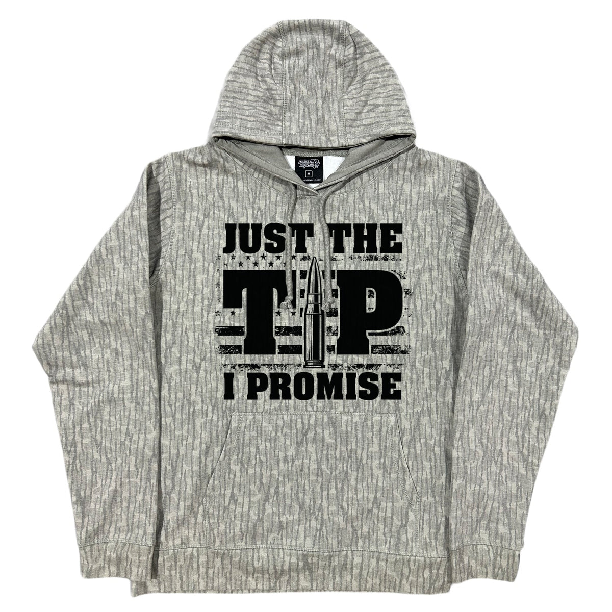 Just The Tip I Promise Flag (Front Print)