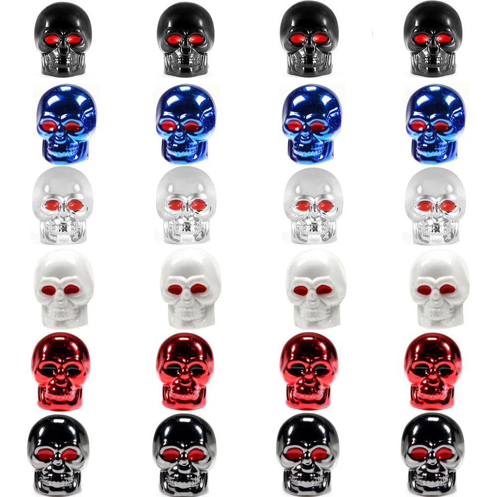 ABS Skull Valve Stem Caps