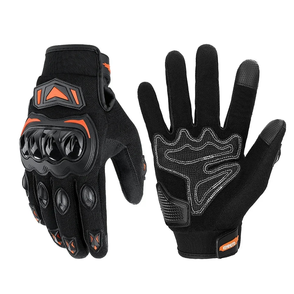 Gloves Summer Riding Hard Knuckle Touchscreen Gloves