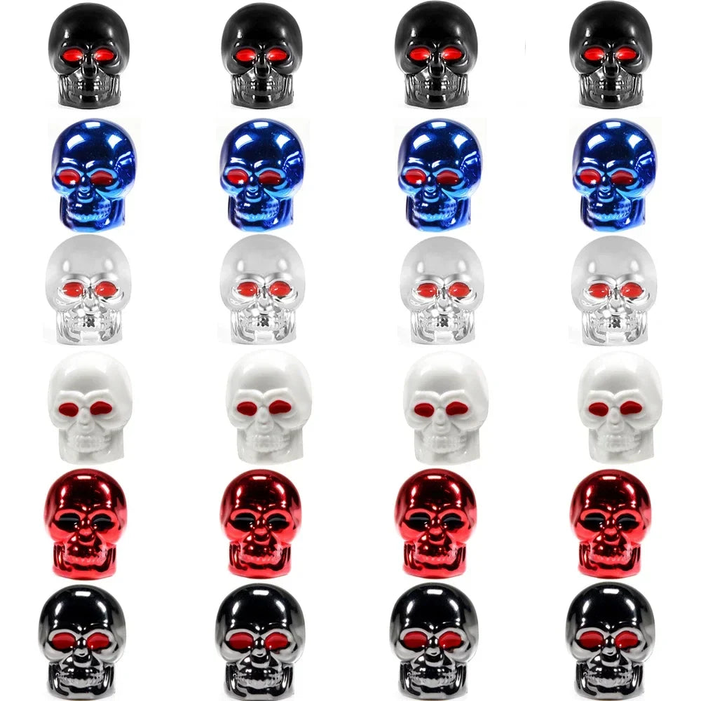 ABS Skull Valve Stem Caps