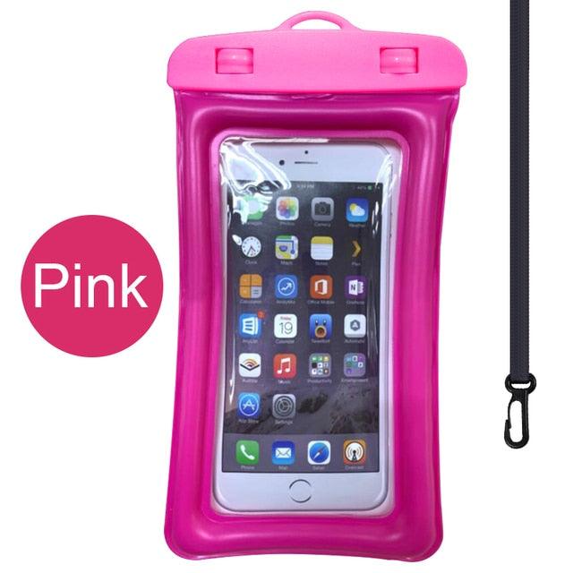 Universal Waterproof Phone Case Swim Bag For iPhone 11 13 Pro Max Water Sports Beach Pool Cover Universal Waterproof Phone Case Waterproof Phone Pouch for iPhone