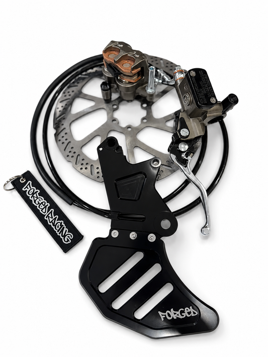 Ultra Bee Rear Brake Kit for Talaria XXX/MX3/MX4, Sur-Ron LBX & E-Ride – Pre-Bled, 240mm Rotor