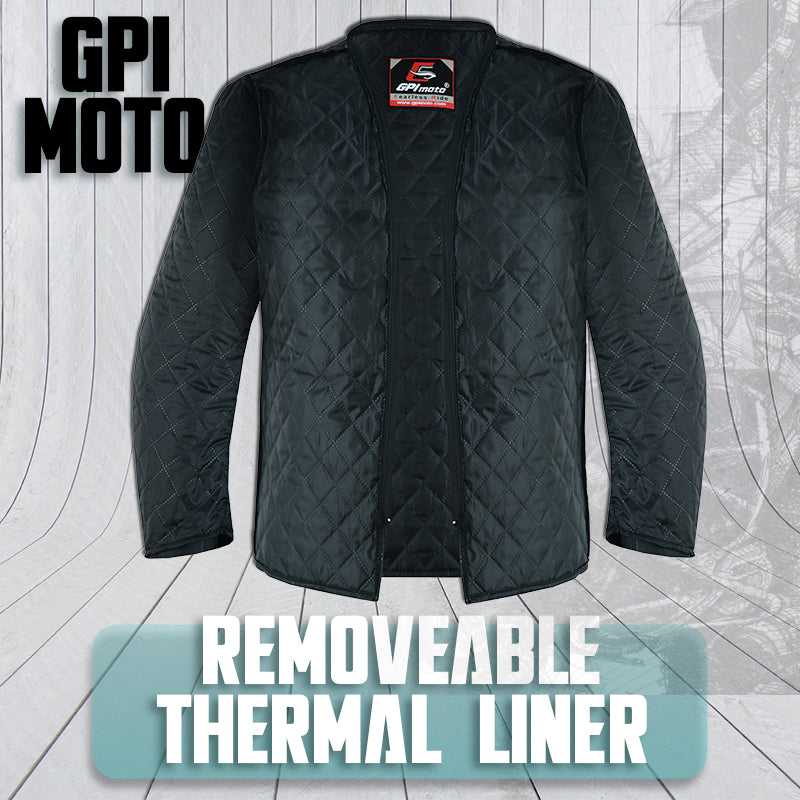 Men's All Season 4 Pockets Water Proof Motorcycle Black/Grey/Red Jacket