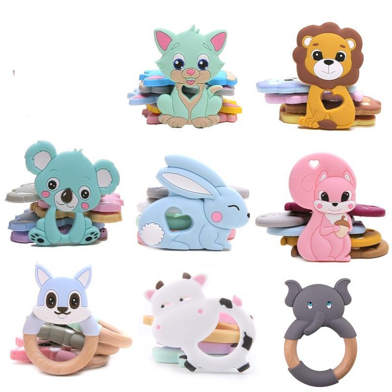Silicone Baby Teether Toddler Toy, Stroller Accessories For Pacifier Chain Owl Food Grade Toys Baby Teether