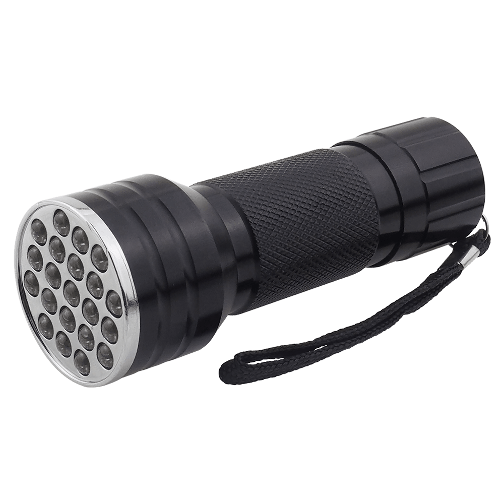 Adjustable Rechargeable UV Flashlight Black Light 21LED 12LED Handheld Portable Torch Light Ultraviolet Flashlight Detector Flashlight Torch For Bed Bug Dog Urine Pet Stains Matching With Pet Odor Eliminator