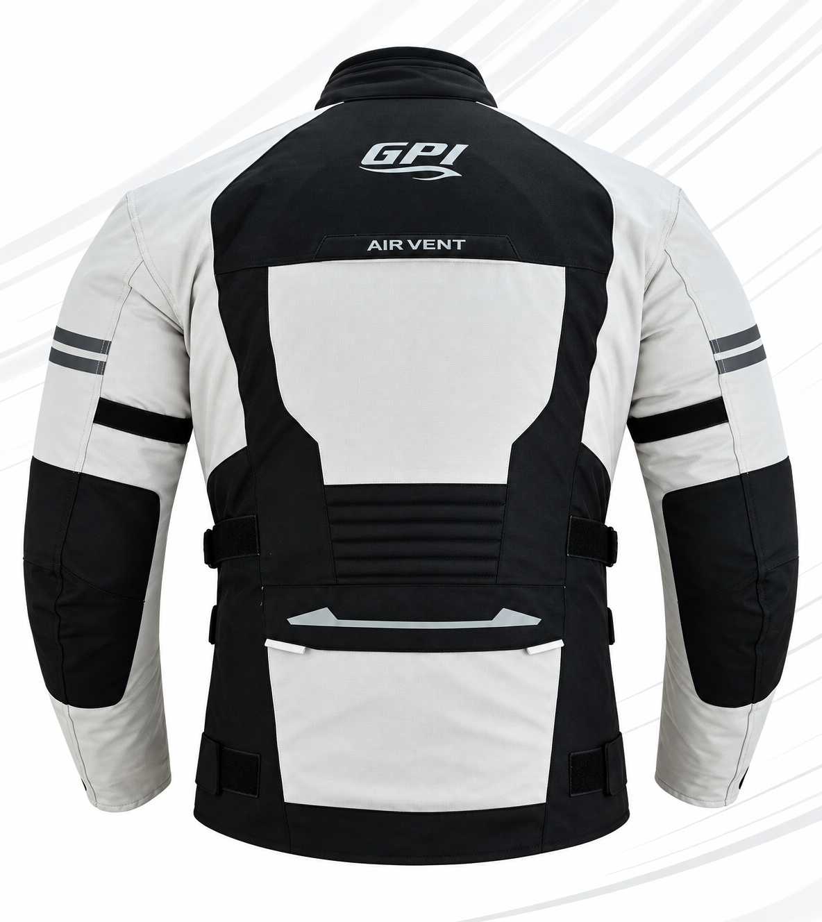 Men’s All-Season 7 Pockets Waterproof High Premium Quality Motorcycle Jacket – Beach/Black