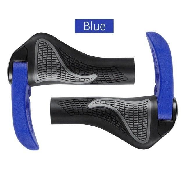 Bicycle Handlebar Grips Cycling Bicycle Accessories Non-Slip Bicycle Handlebar Grips Bike Handle Ergonomic Shockproof Bicycle Handle Grip With Adjustable Aluminum Lock For Mountain Bike