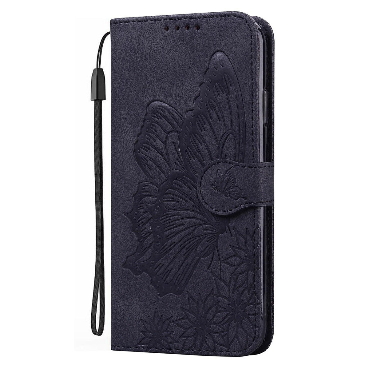 Butterfly Leather Flip Cover For iPhone 14 X XS XR 13 12 11 Pro Max 12 MINI Phone Wallet Case PU Leather Wallet Case Butterfly Flower Pattern Design Magnetic Flip Case Shockproof Protective Cover