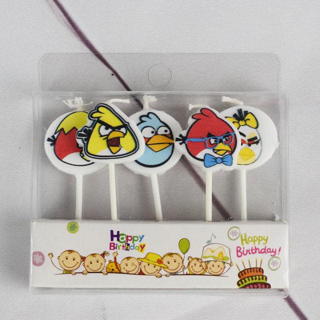 Cake Topper Bear Candles Cartoon Smiley Face Birthday Insert Creative Party Cake Handmade Smiley Daisy Flower Cake Toppers For Birthday Party