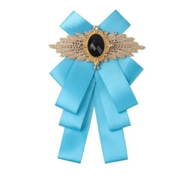 Charming Butterfly Ladies Bowtie Casual Solid Color Rhinestone Brooch Bowties For Women Fashionable Wedding Bowtie